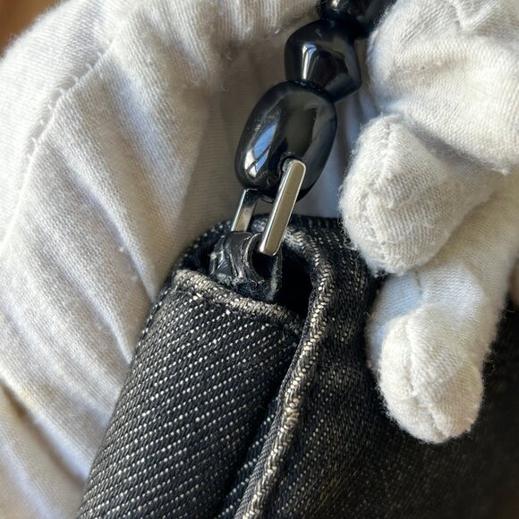 Dior CANVAS Embellished Denim Malice Dark Grey - Picture 12 of 12